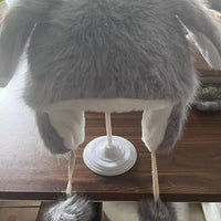 Kawaii Bunny Ears Plush Winter Hat - The Mage's Emporium Kore Kawaii Kore Kawaii Shopify Collective Used English Japanese Style Comic Book
