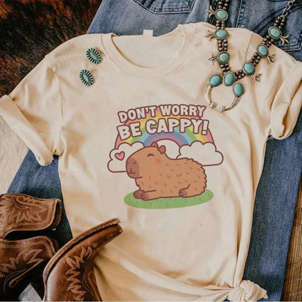 Kawaii Capybara T-Shirts - The Mage's Emporium Kore Kawaii Kore Kawaii Shopify Collective Used English Japanese Style Comic Book