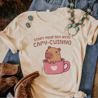 Kawaii Capybara T-Shirts - The Mage's Emporium Kore Kawaii Kore Kawaii Shopify Collective Used English Japanese Style Comic Book