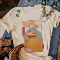 Kawaii Capybara T-Shirts - The Mage's Emporium Kore Kawaii Kore Kawaii Shopify Collective Used English Japanese Style Comic Book