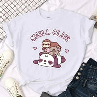 Kawaii "Chill Club" T-Shirt - The Mage's Emporium Kore Kawaii Kore Kawaii Shopify Collective Used English Japanese Style Comic Book
