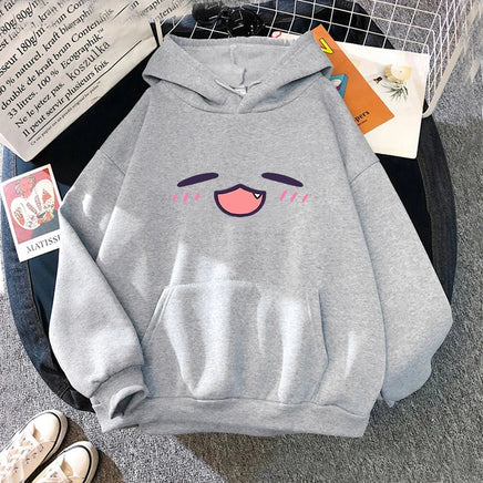 Kawaii Face Hoodie - The Mage's Emporium Kore Kawaii Kore Kawaii Shopify Collective Used English Japanese Style Comic Book