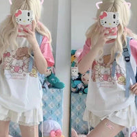 Kawaii Hearts Club Animals T-Shirt - The Mage's Emporium Kore Kawaii Kore Kawaii Shopify Collective Used English Japanese Style Comic Book