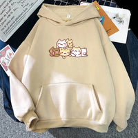 Kawaii Kitty Cuddles Hoodie - The Mage's Emporium Kore Kawaii Kore Kawaii Shopify Collective Used English Japanese Style Comic Book
