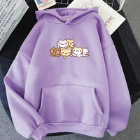 Kawaii Kitty Cuddles Hoodie - The Mage's Emporium Kore Kawaii Kore Kawaii Shopify Collective Used English Japanese Style Comic Book