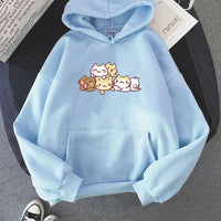 Kawaii Kitty Cuddles Hoodie - The Mage's Emporium Kore Kawaii Kore Kawaii Shopify Collective Used English Japanese Style Comic Book