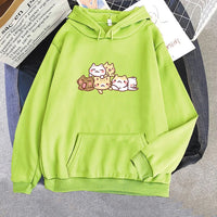 Kawaii Kitty Cuddles Hoodie - The Mage's Emporium Kore Kawaii Kore Kawaii Shopify Collective Used English Japanese Style Comic Book