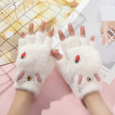 Kawaii Plush Bunny Mittens - The Mage's Emporium Kore Kawaii Kore Kawaii Shopify Collective Used English Japanese Style Comic Book