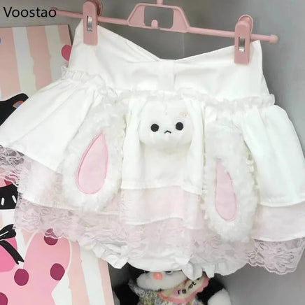 Kawaii Plush Bunny Skirt - The Mage's Emporium Kore Kawaii Kore Kawaii Shopify Collective Used English Japanese Style Comic Book
