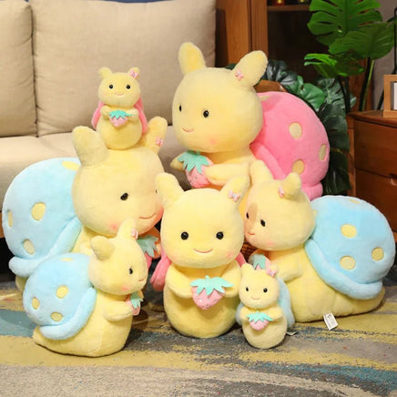 Kawaii Strawberry Snail Plushies - The Mage's Emporium Kore Kawaii Kore Kawaii Shopify Collective Used English Japanese Style Comic Book