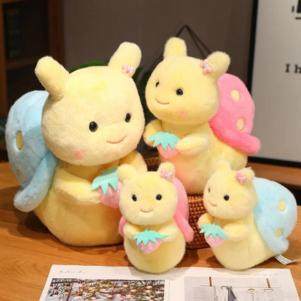 Kawaii Strawberry Snail Plushies - The Mage's Emporium Kore Kawaii Kore Kawaii Shopify Collective Used English Japanese Style Comic Book