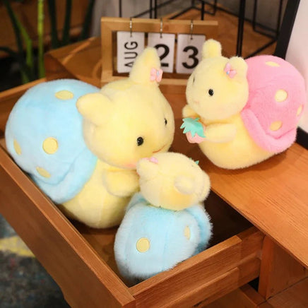 Kawaii Strawberry Snail Plushies - The Mage's Emporium Kore Kawaii Kore Kawaii Shopify Collective Used English Japanese Style Comic Book