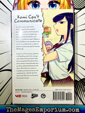 Komi Can't Communicate Vol 4 - The Mage's Emporium Viz Media 2411 BackInStock UPDATEMETA Used English Manga Japanese Style Comic Book