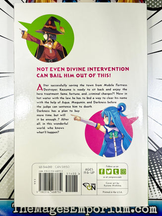 Konosuba God's Blessing on the Wonderful World You're Being Summoned Darkness Vol 3 Light Novel - The Mage's Emporium Yen Press 2501 updateage updateauthor Used English Light Novel Japanese Style Comic Book