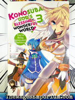 Konosuba God's Blessing on the Wonderful World You're Being Summoned Darkness Vol 3 Light Novel - The Mage's Emporium Yen Press 2501 updateage updateauthor Used English Light Novel Japanese Style Comic Book