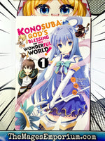 Konosuba God's Blessing On This Wonderful World Vol 01 - The Mage's Emporium Yen Press 2501 BackInStock UPDATEMETA Used English Manga Japanese Style Comic Book