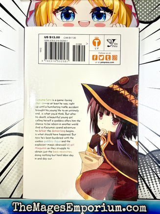 Konosuba God's Blessing On This Wonderful World Vol 01 - The Mage's Emporium Yen Press 2501 BackInStock UPDATEMETA Used English Manga Japanese Style Comic Book