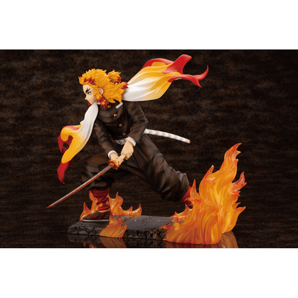 KOTOBUKIYA ARTFX J: Demon Slayer: Kimetsu no Yaiba - Kyojuro Rengoku - The Mage's Emporium Shumi Toys & Gifts Shopify Collective Shumi Toys & Gifts Used English ARTFX J Japanese Style Comic Book