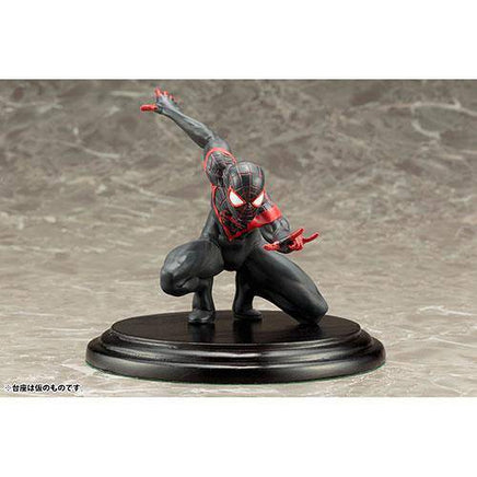 Kotobukiya Marvel Universe Spider - Man Miles Morales Artfx+ Statue - The Mage's Emporium ToyShnip Shopify Collective ToyShnip Used English Action Figure Japanese Style Comic Book