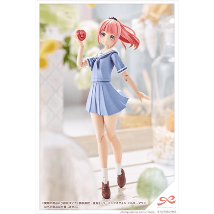 KOTOBUKIYA Plastic Model Kits: Sousai Shoujo Teien - Madoka Yuki High School Summer Clothes (Dreaming Style Milky Marine Ver.) 1/10 Scale Model Kit - The Mage's Emporium Shumi Toys & Gifts Shopify Collective Shumi Toys & Gifts Used English Plastic Model Kits Japanese Style Comic Book