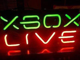 Microsoft Licensed Xbox Live Neon Sign