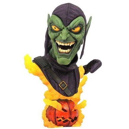Legends in 3D Marvel Green Goblin 1/2 Scale Resin Bust - The Mage's Emporium ToyShnip Shopify Collective ToyShnip Used English Action Figure Japanese Style Comic Book