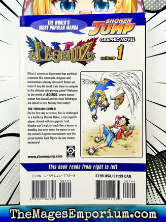 Legendz Vol 1 - The Mage's Emporium Viz Media 2408 BackInStock UPDATEMETA Used English Manga Japanese Style Comic Book