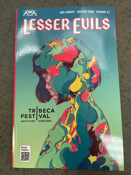 LESSER EVILS PROMO TP TRIBECA FESTIVAL PROMO - The Mage's Emporium The Multiverse Shopify Collective The Multiverse Used English Graphic Novels Japanese Style Comic Book