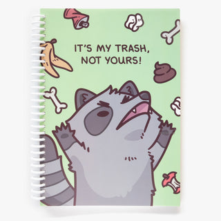 LG It's My Trash Not Yours Raccoon Reusable Sticker Book - The Mage's Emporium Geoffrey Siu Art LLC Geoffrey Siu Art LLC Shopify Collective Used English Sticker Book Japanese Style Comic Book