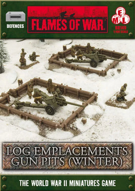 Flames of War: Log Emplacements Gun Pits - Winter