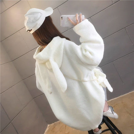 Loose Bunny Hoodie - The Mage's Emporium Kore Kawaii Kore Kawaii Shopify Collective Used English Japanese Style Comic Book