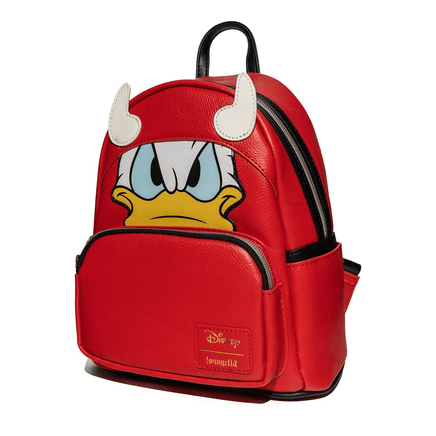 Loungefly: Disney - Devil Donald Duck Cosplay Mini Backpack Entertainment Earth Exclusive - The Mage's Emporium Shumi Toys & Gifts Shopify Collective Shumi Toys & Gifts Used English Cosplay Backpack Japanese Style Comic Book