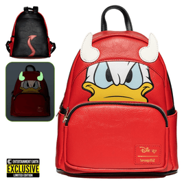 Loungefly: Disney - Devil Donald Duck Cosplay Mini Backpack Entertainment Earth Exclusive - The Mage's Emporium Shumi Toys & Gifts Shopify Collective Shumi Toys & Gifts Used English Cosplay Backpack Japanese Style Comic Book