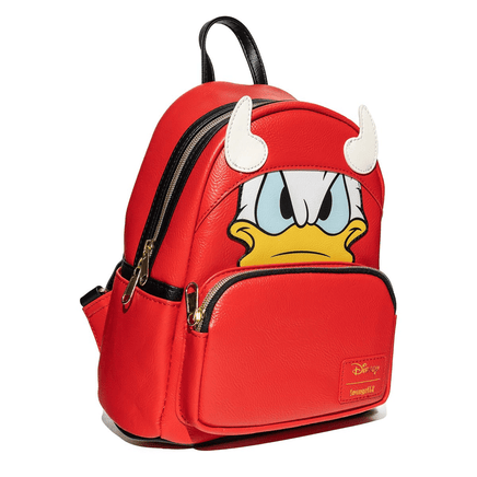 Loungefly: Disney - Devil Donald Duck Cosplay Mini Backpack Entertainment Earth Exclusive - The Mage's Emporium Shumi Toys & Gifts Shopify Collective Shumi Toys & Gifts Used English Cosplay Backpack Japanese Style Comic Book