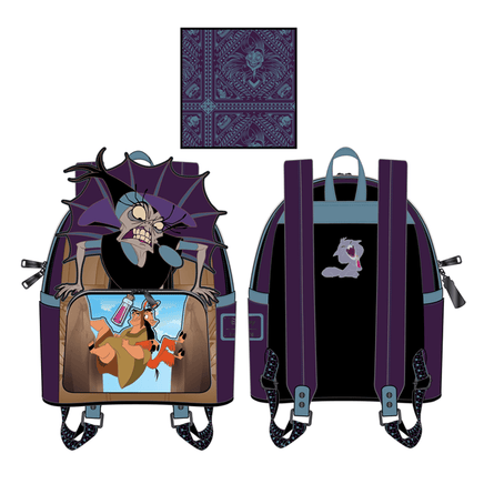 Loungefly: Disney Emperor's New Groove Villains Scene Yzma Mini Backpack - The Mage's Emporium Shumi Toys & Gifts Shopify Collective Shumi Toys & Gifts Used English Mini - Backpack Japanese Style Comic Book