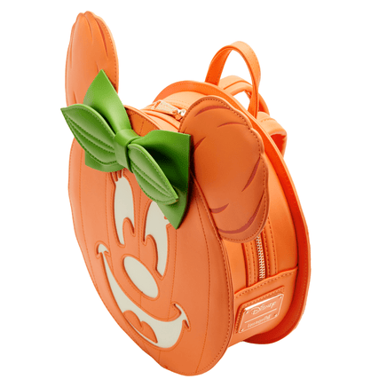Loungefly: Disney - Glow Face Minnie Pumpkin Mini Backpack - The Mage's Emporium Shumi Toys & Gifts Shopify Collective Shumi Toys & Gifts Used English Mini - Backpack Japanese Style Comic Book