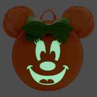 Loungefly: Disney - Glow Face Minnie Pumpkin Mini Backpack - The Mage's Emporium Shumi Toys & Gifts Shopify Collective Shumi Toys & Gifts Used English Mini - Backpack Japanese Style Comic Book