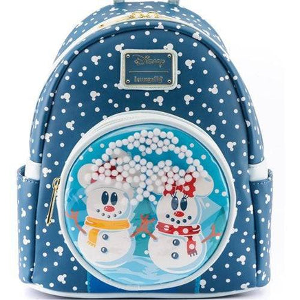 Loungefly Disney Minnie & Mickey Mouse Snow Globe Mini - Backpack - The Mage's Emporium ToyShnip Shopify Collective ToyShnip Used English Backpacks Japanese Style Comic Book