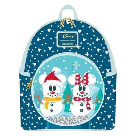 Loungefly Disney Minnie & Mickey Mouse Snow Globe Mini - Backpack - The Mage's Emporium ToyShnip Shopify Collective ToyShnip Used English Backpacks Japanese Style Comic Book