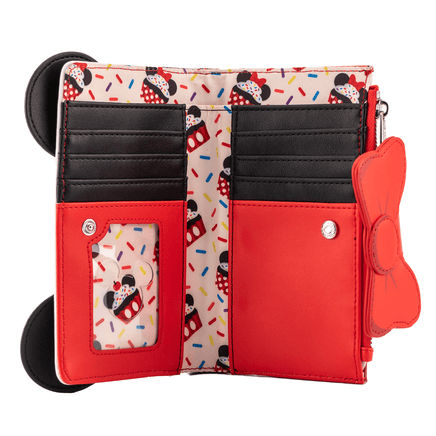 Loungefly: Disney Minnie Sweets Collection Flap Wallet - The Mage's Emporium Shumi Toys & Gifts Shopify Collective Shumi Toys & Gifts Used English Wallet Japanese Style Comic Book
