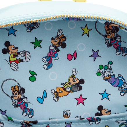 Loungefly: Disney - Mousercise Mini Backpack - The Mage's Emporium Shumi Toys & Gifts Shopify Collective Shumi Toys & Gifts Used English Mini - Backpack Japanese Style Comic Book