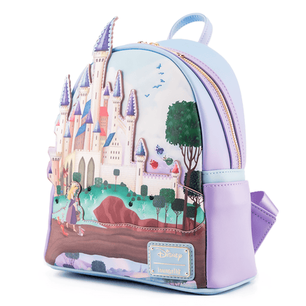 Loungefly: Disney - Princess Castle Series Sleeping Beauty Mini Backpack - The Mage's Emporium Shumi Toys & Gifts Shopify Collective Shumi Toys & Gifts Used English Mini - Backpack Japanese Style Comic Book