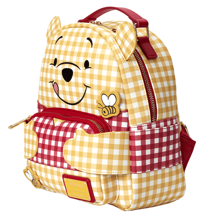 Loungefly: Disney Winnie The Pooh Gingham Mini Backpack - The Mage's Emporium Shumi Toys & Gifts Shopify Collective Shumi Toys & Gifts Used English Mini - Backpack Japanese Style Comic Book