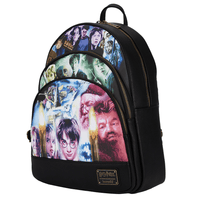 Loungefly: Harry Potter Trilogy Triple Pocket Mini Backpack - The Mage's Emporium Shumi Toys & Gifts Shopify Collective Shumi Toys & Gifts Used English Mini - Backpack Japanese Style Comic Book