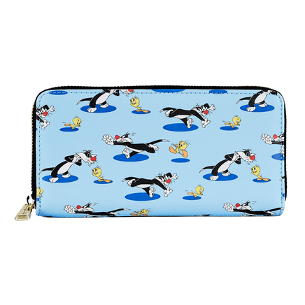 Loungefly: Looney Tunes - Tweety and Sylvester Zip Wallet - The Mage's Emporium Shumi Toys & Gifts Shopify Collective Shumi Toys & Gifts Used English Wallet Japanese Style Comic Book