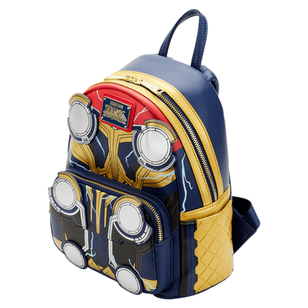Loungefly: Marvel - Thor Love And Thunder Cosplay Mini Backpack - The Mage's Emporium Shumi Toys & Gifts Shopify Collective Shumi Toys & Gifts Used English Mini - Backpack Japanese Style Comic Book
