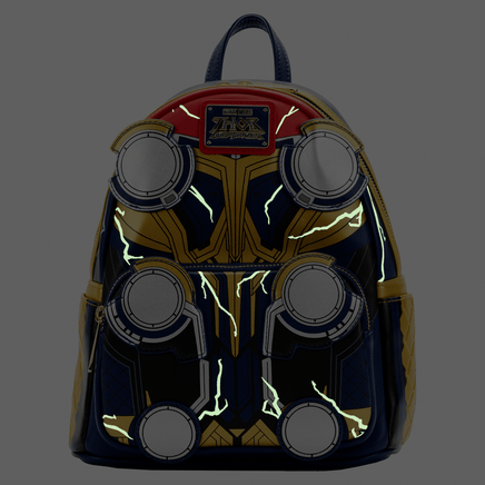 Loungefly: Marvel - Thor Love And Thunder Cosplay Mini Backpack - The Mage's Emporium Shumi Toys & Gifts Shopify Collective Shumi Toys & Gifts Used English Mini - Backpack Japanese Style Comic Book