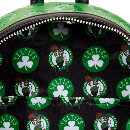 Loungefly: NBA Boston Celtics Debossed Logo Mini Backpack - The Mage's Emporium Shumi Toys & Gifts Shopify Collective Shumi Toys & Gifts Used English Mini - Backpack Japanese Style Comic Book