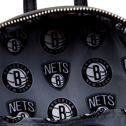Loungefly: NBA Brooklyn Nets Basketball Mini Backpack - The Mage's Emporium Shumi Toys & Gifts Shopify Collective Shumi Toys & Gifts Used English Mini - Backpack Japanese Style Comic Book
