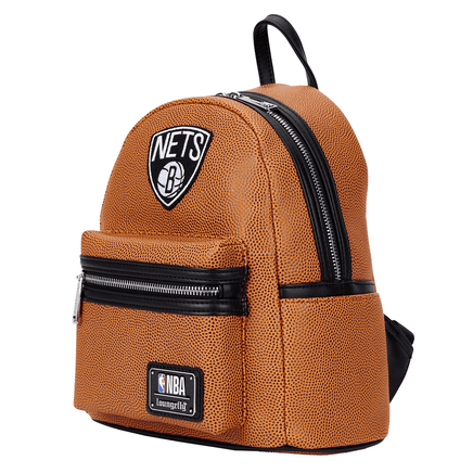 Loungefly: NBA Brooklyn Nets Basketball Mini Backpack - The Mage's Emporium Shumi Toys & Gifts Shopify Collective Shumi Toys & Gifts Used English Mini - Backpack Japanese Style Comic Book